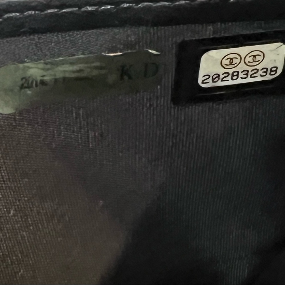CHANEL Black Boy  Leather Wallet - Picture 6 of 10